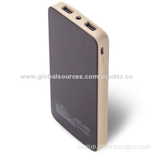 Portable Power Station for iPhone, 10,000mAh, Dual-output, Compact Design